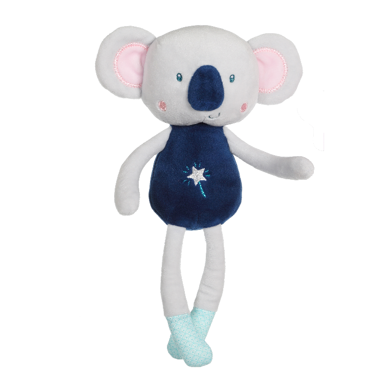  les petits féeriques peluche koala bleu 24 cm 